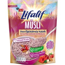 Eti Lifalif Ince Öğütülmüş Müsli Hibiskuslu 250 G (7'li Paket)