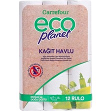 CarrefourSA Carrefour Eco Planet Kağıt Havlu 12'li (6'li Paket)