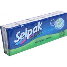 Selpak Mendil Mentollü 10'lu (8'li Paket)