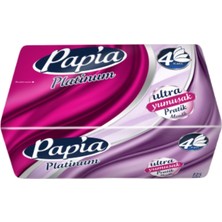 Papia Platinium Pratik Mendil 4 Katlı 125 Yaprak (7'li Paket)