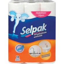 Selpak Havlu 12'li (5'li Paket)