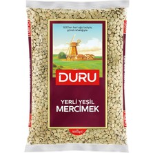 Duru Bakliyat Yerli Yeşil Mercimek 1 kg (8'li Paket)