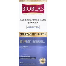 Bioblas Saç Dökülmesine Karşı Anti-Stress Şampuan 360 ml (5'li Paket)