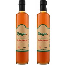 Raya Organik Organik Üzüm Sirkesi 500 ml 2’li Set (2 x 500)