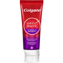 Colgate Optic White Purple Diş Macunu 75 ml (3'li Paket)