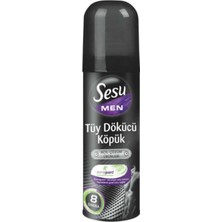 Sesu Tüy Dökücü Köpük For Men 150 ml (8'li Paket)