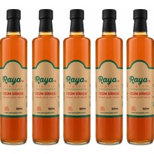 Raya Organik Organik Üzüm Sirkesi 500 ml 5’li Set (5 x 500)