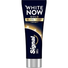 Signal White Now Diş Macunu Gold Anında 3 Kat Beyazlık 75 ml (6'li Paket)