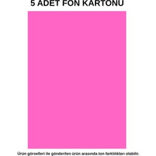 Dağtaş Kırtasiye Fon Kartonu Pembe 5 Adet 50X70