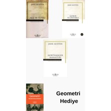 İş Bankası Kültür Yayınları Jane Austen 3 Kitap Seti + Geometri Hediye