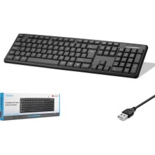 Hadron HDX2601 Standart F Klavye USB Kablolu Siyah