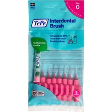 Tepe Arayüz Fırçası 0.4 mm Pembe 8'li (4'li Paket)