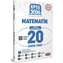 Data 2026 KPSS Matematik Ultra 20 Deneme Çözümlü Data Yayınları