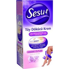 Sesu Hassas Ciltler Için Tüy Dökücü Krem 40 ml (8'li Paket)
