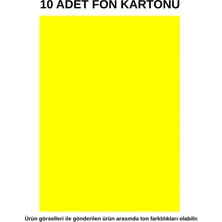 Dağtaş Kırtasiye Fon Kartonu Sarı 10 Adet 50X70