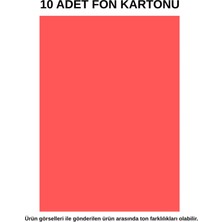 Dağtaş Kırtasiye Fon Kartonu Kırmızı 10 Adet 50X70