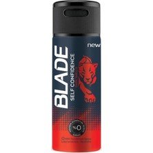 Blade Self Confidence Erkek Deodorant 150 ml (4'li Paket)