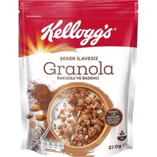 Kellogg's Şeker Ilavesiz Kakao & Bademli Granola 250 G (6'li Paket)