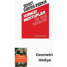 Remzi Kitabevi Kırmızı Mektuplar ve Son Yazılar + Geometri Hediye