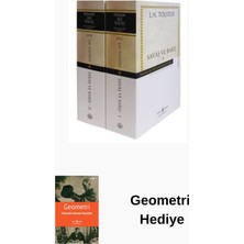 İş Bankası Kültür Yayınları Savaş ve Barış - 2 Kitap Takım + Geometri Hediye