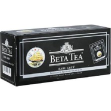 Beta Tea Earl Grey Bergamot Aromalı Bardak Poşet Çay 25 x 2 G (6'li Paket)