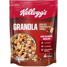 Kellogg's Çikolatalı Fındıklı Granola 340 G (8'li Paket)