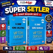 Akm Kitap Editör Yayınları 8.sınıf Vıp Tüm Dersler Konu ve Soru Seti 2 Kitap