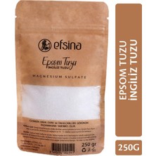 Efsina 250 G Epsom Tuzu İngiliz Tuzu Deniz Tuzu ile Stres ve Yorgunluk Giderici