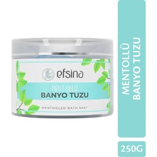 Efsina 250 GR Mentollü Banyo Tuzu Cilt İçin Rahatlatıcı ve Sıkılaştırıcı Etki