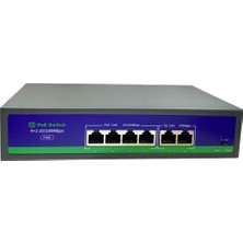Novacom NVC-HIF0420FBL-C 4+2 Port 10/100MBPS Uplink Aı Poe Switch