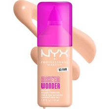 Nyx Professional Makeup Make Em Wonder Fondöten No: 03 Fair (3'li Paket)