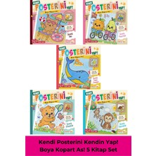 Parlayan Yıldız Kendi Posterini Kendin Yap! Boya Kopart As! 5 Kitap Set