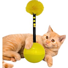 Veyron Pet Veyronpet Xxl Hacıyatmaz Kedi Oyuncağı Peluş Ponponlu Çanlı Interaktif Denge Oyuncağı
