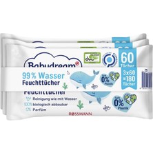 Babydream Islak Mendil 3X60'LI (5'li Paket)