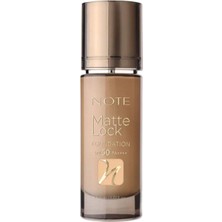 Note Matte Lock Medium Beige Yoğun Kapatıcı Mat Bitişli Fondöten SPF50 No: 120 (2'li Paket)