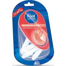 Foot Doctor Ayak Topuk Koruyucu Jel Band 4'lü (8'li Paket)