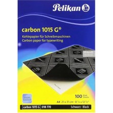 Pelikan 1015G Hand Siyah Karbon Kagidi 100LÜ Paket