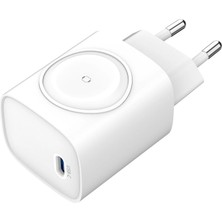 X-Level XC4046 22W USB-C / TYPE-C Çıkışlı Akıllı Saat Wireless Kablosuz Destekli Şarj Aleti Adaptör