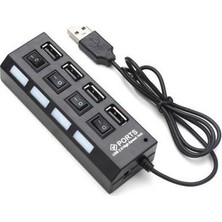 Electroon 4 Portlu USB 2.0 Anahtarlı Hub Çoklayıcı