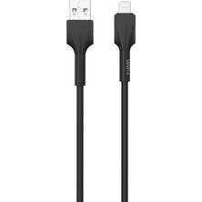 X-Level XCC9004 27W 3.3A USB-A to Lightning Soft Silikon Hızlı Şarj ve Data Kablosu 1.2 Metre