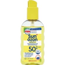 Sun Ozon Sunozon Hassas Transparan Güneş Spreyi SPF50+ 200 ml (4'li Paket)