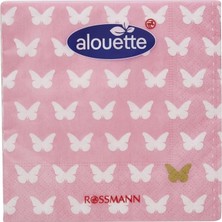 Alouette Bahar Kokteyl Peçete 26 Kelebek 20'li (7'li Paket)
