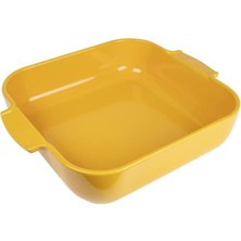 Peugeot - Seramik Kare Fırın Kabı - 36 cm (Saplar Dahil) x 31 cm x 8,2 cm - Kapasite: 5,4 L - 10 Yıl