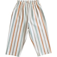 Elibaby Unisex %100 Pamuk Poplin Kumaş Baggy Pantolon