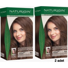 Naturigin Doğal Saç Boyası Açık Küllü Kahve 5.2 ( 2 Adet )