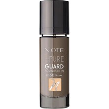 Note Pure Guard Golden Beige Yoğun Kapatıcı Saten Bitişli Fondöten SPF50 No: 120 (4'li Paket)