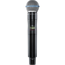 Shure Axıent AD2/B58=G56 BETA58 Mikrofonlu Kablosuz El Tipi Verici