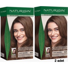 Naturigin Doğal Saç Boyası Açık Kahve 5.0 ( 2 Adet )