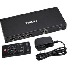 Philips Phılıps SWR9101W/93 HDMI Quad Multi-Viewer 4giriş 1çıkış Ekran Bölücü ve Seçici Switch