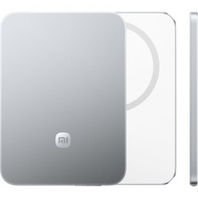 Xiaomi Ultra Ince Manyetik Power Bank 5000 15W Buzul Gümüş